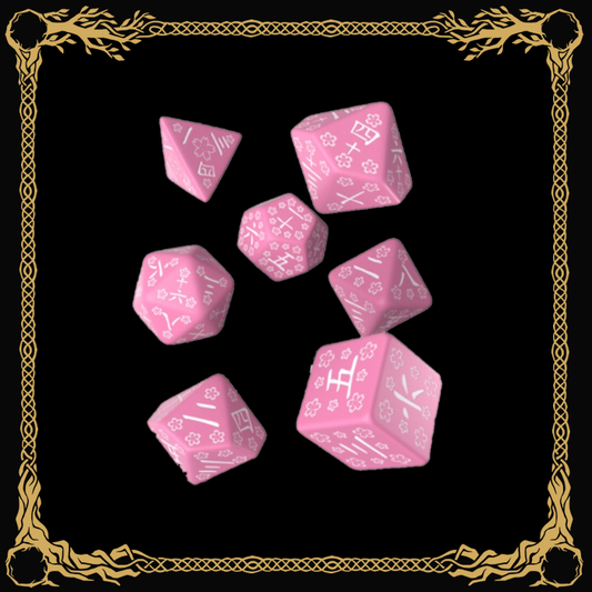 Japanese Dice Set - Rosa