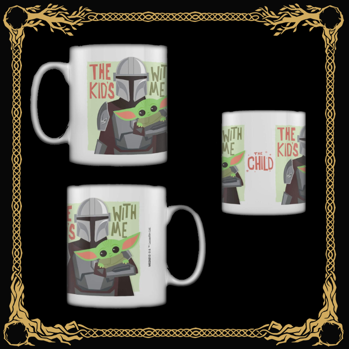 Star Wars The: Mandalorian - Tasse: The Kids With Me
