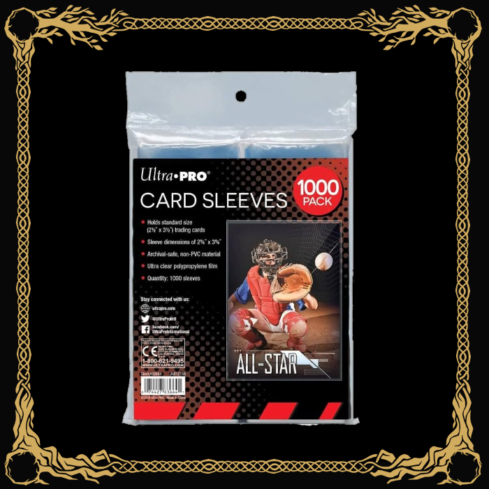 UP - Clear Card Sleeves 1000er Pack