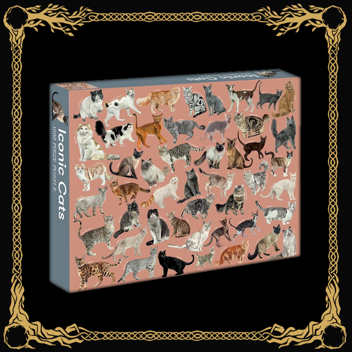 Iconic Cats 1000 Piece Puzzle